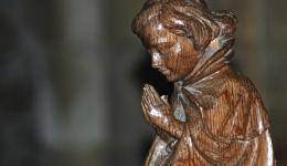 Iona Abbey choir angel
