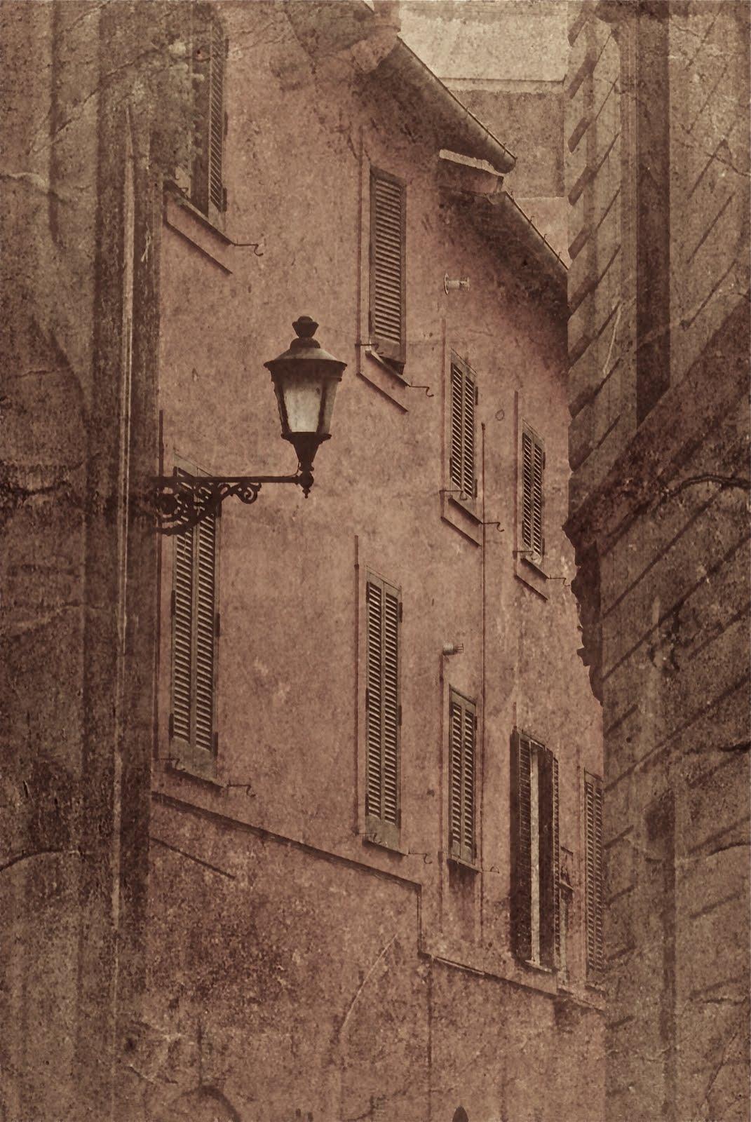 sepia: Roman walls