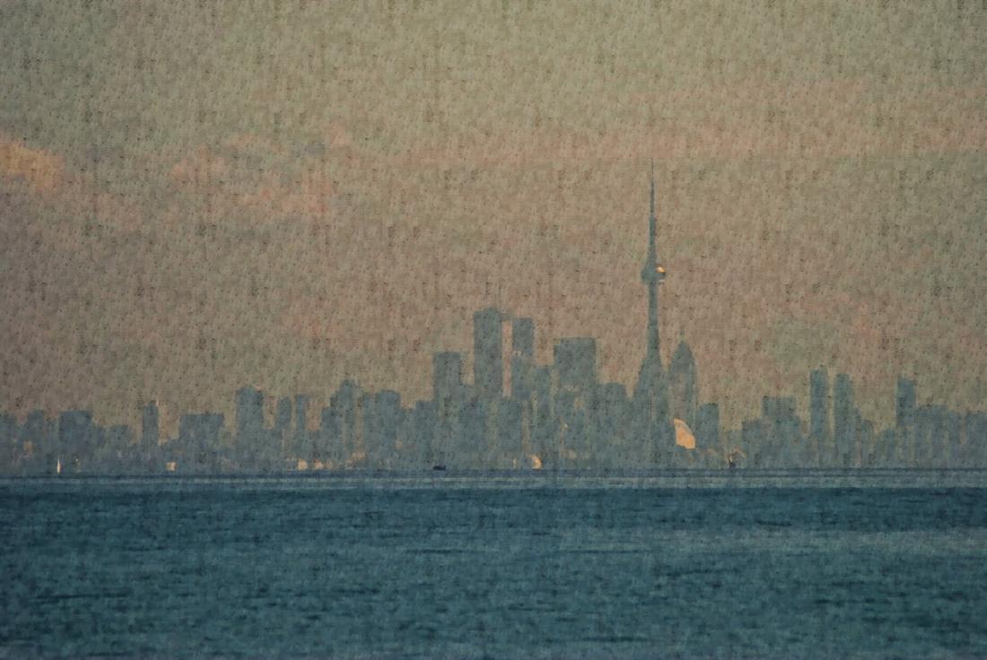 Toronto skyline, photo adapted Toronto skyline, photo adapted